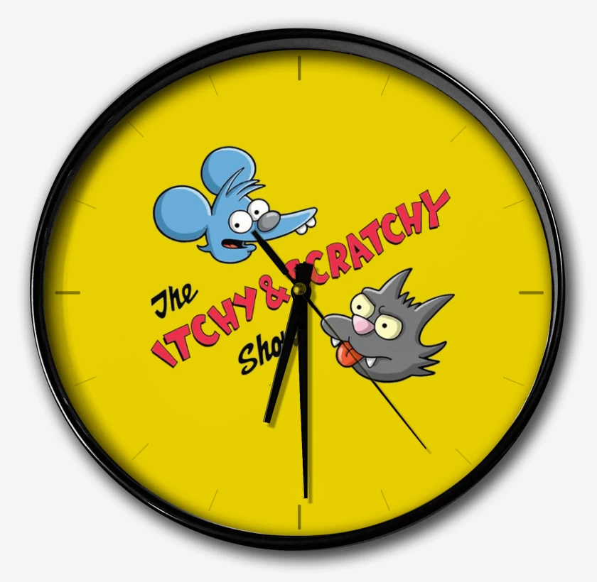Reloj The Itchy and Scratchy show