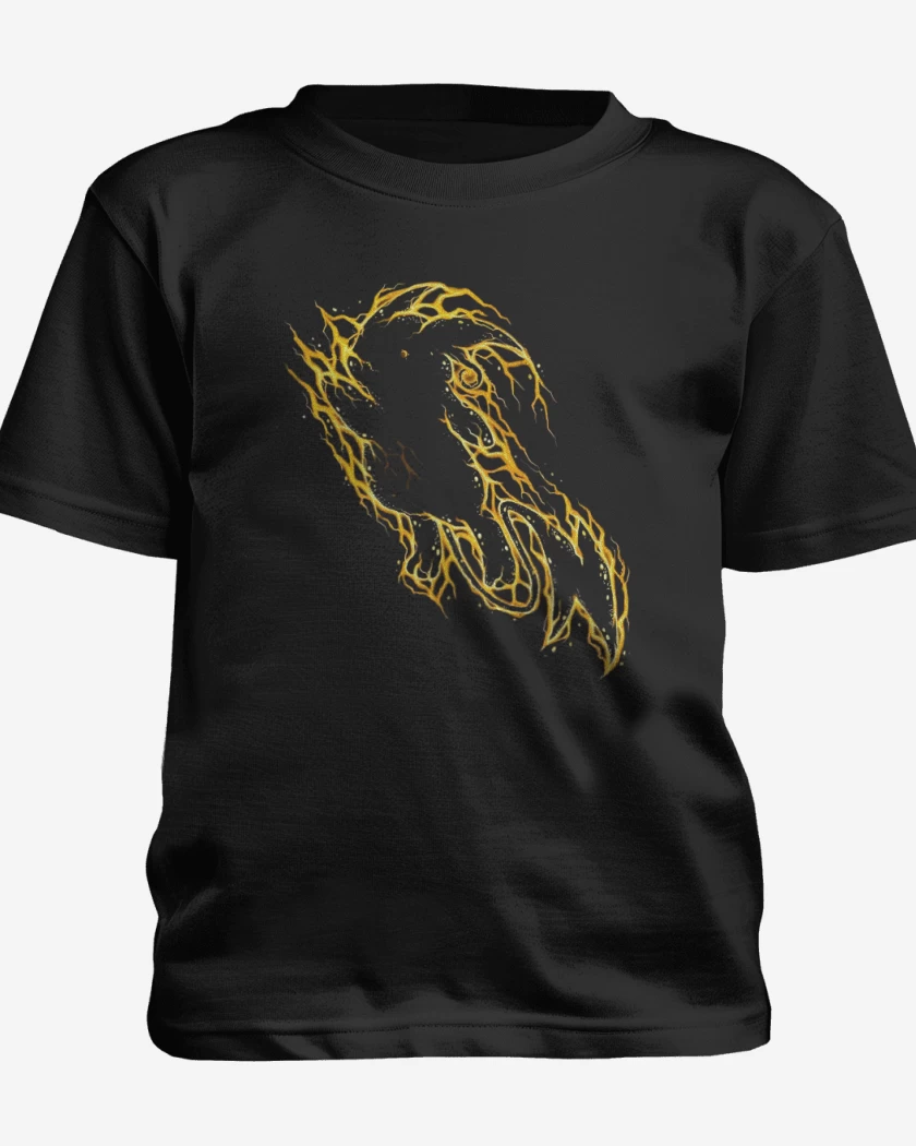 Polera de niño Negro de Tipo electrico II