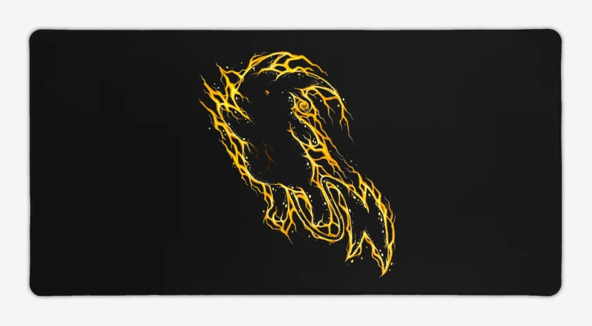 Mouse pad Gamer Negro de Tipo electrico II