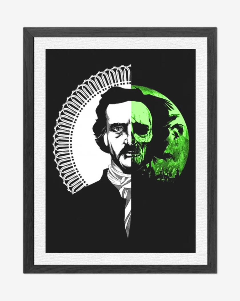 Cuadro decorativo Negro de Edgar Allan Poe