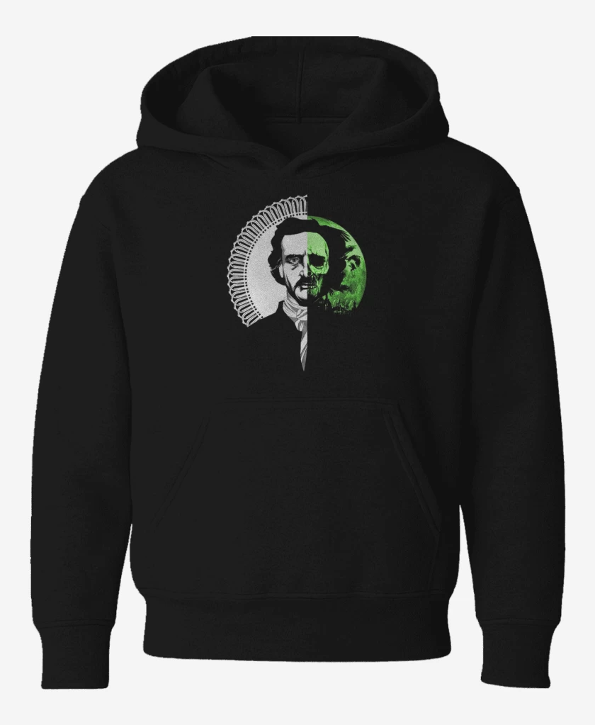 Poleron de niño Negro de Edgar Allan Poe