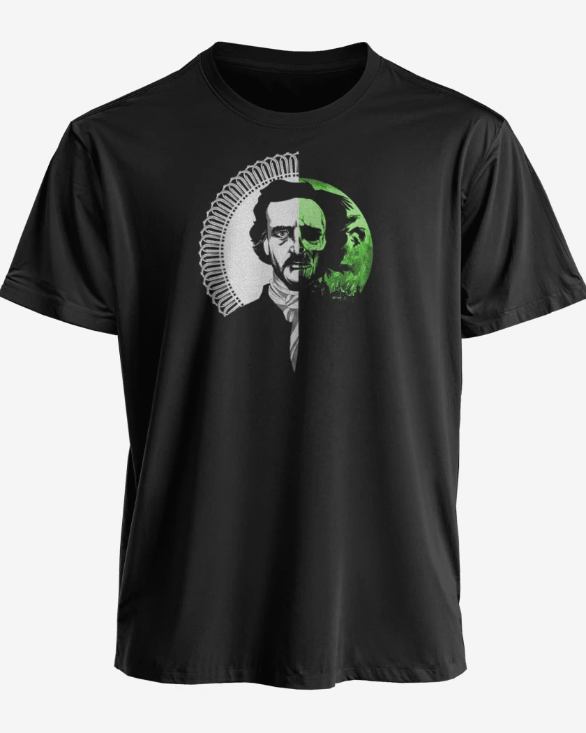 Polera premium Negro de Edgar Allan Poe