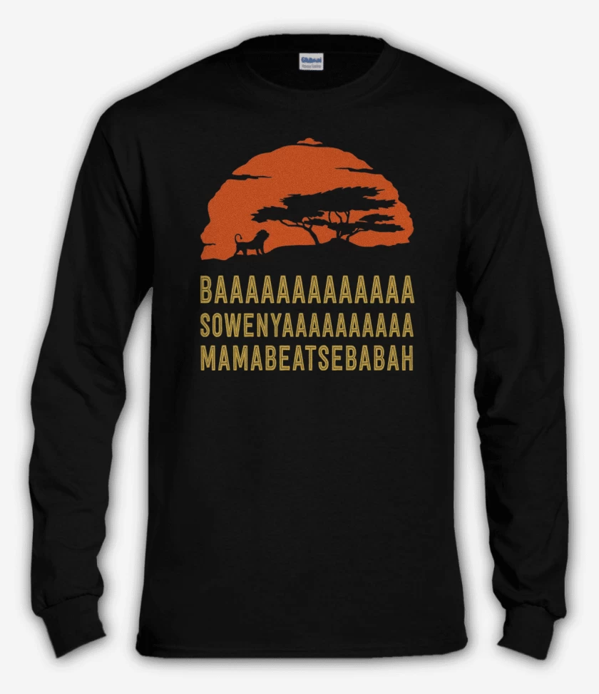 Polera manga larga Negro de BASOWENYAMAMABEATSEBABAH