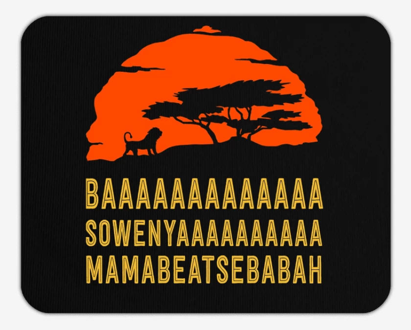 Mousepad BASOWENYAMAMABEATSEBABAH