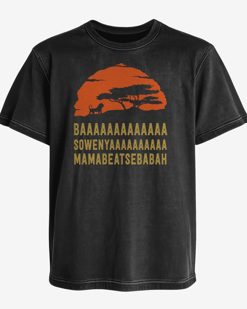 Polera desgastada BASOWENYAMAMABEATSEBABAH