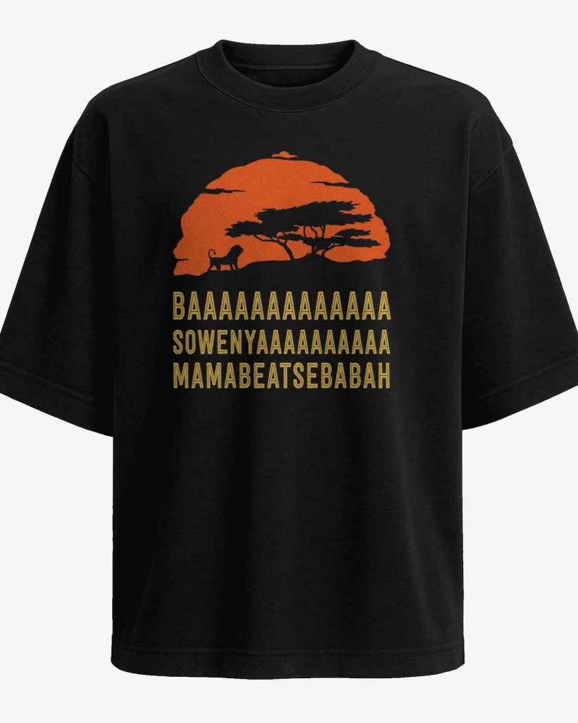 Polera Oversize BASOWENYAMAMABEATSEBABAH