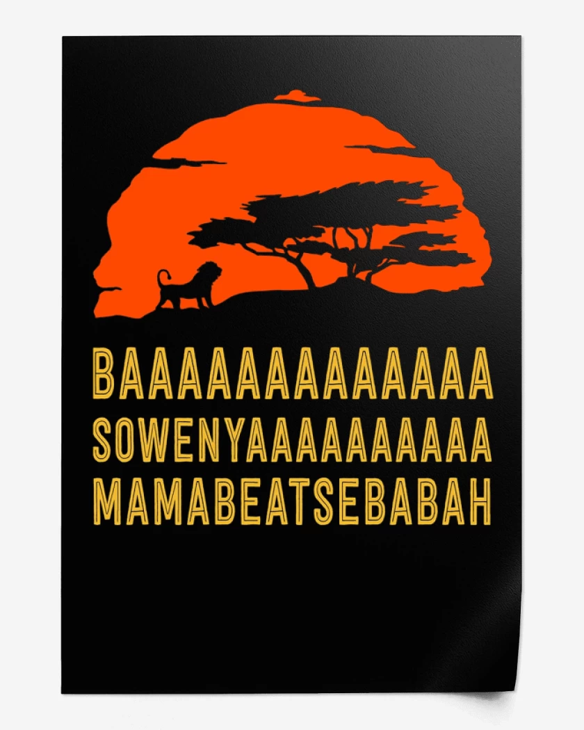 Print BASOWENYAMAMABEATSEBABAH
