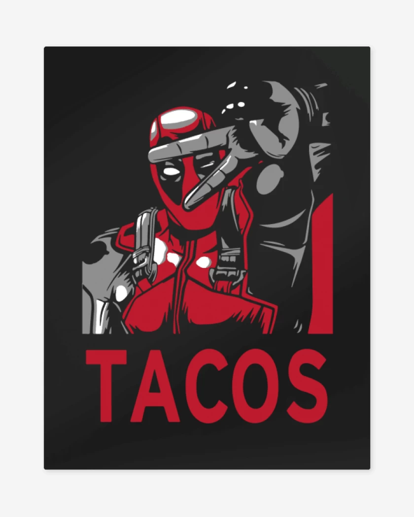 Print metalico Pozo de la Muerte - Tacos