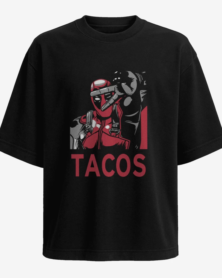 Polera Oversize Pozo de la Muerte - Tacos
