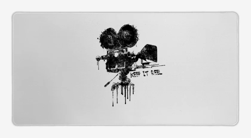 Mouse pad Gamer Blanco de Mantenlo en movimiento