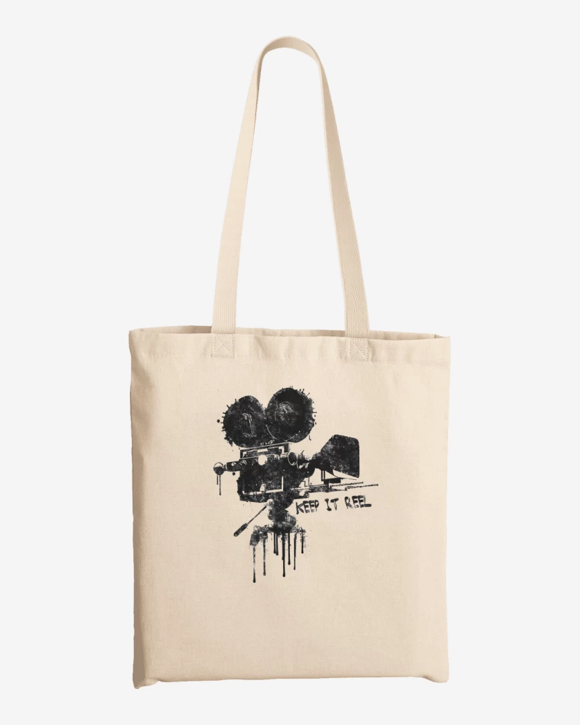 Totebag Blanco de Mantenlo en movimiento