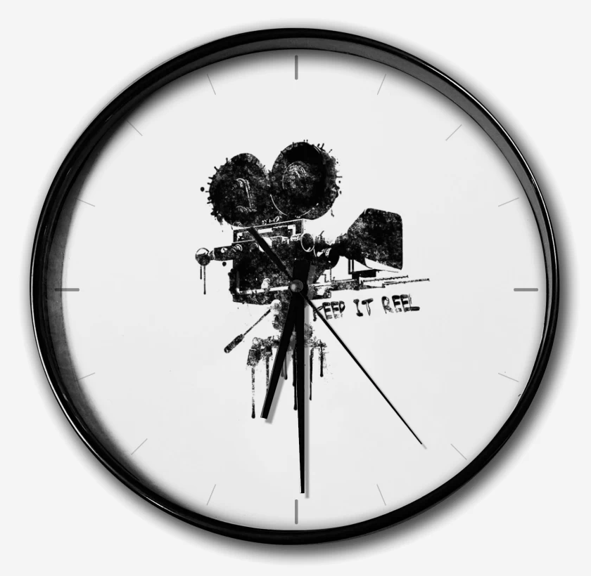Reloj Blanco de Mantenlo en movimiento
