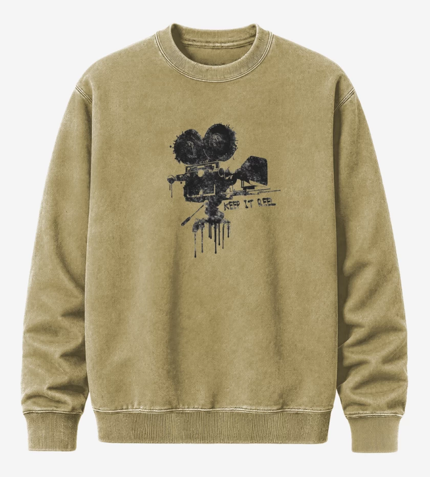 Poleron Polo Acid Wash Beige de Mantenlo en movimiento