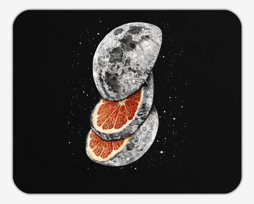 Mousepad Luna Naranja 
