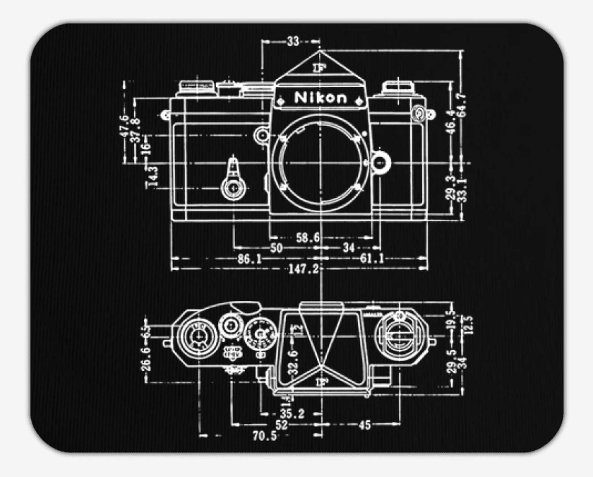 Mousepad Reflex Camara 