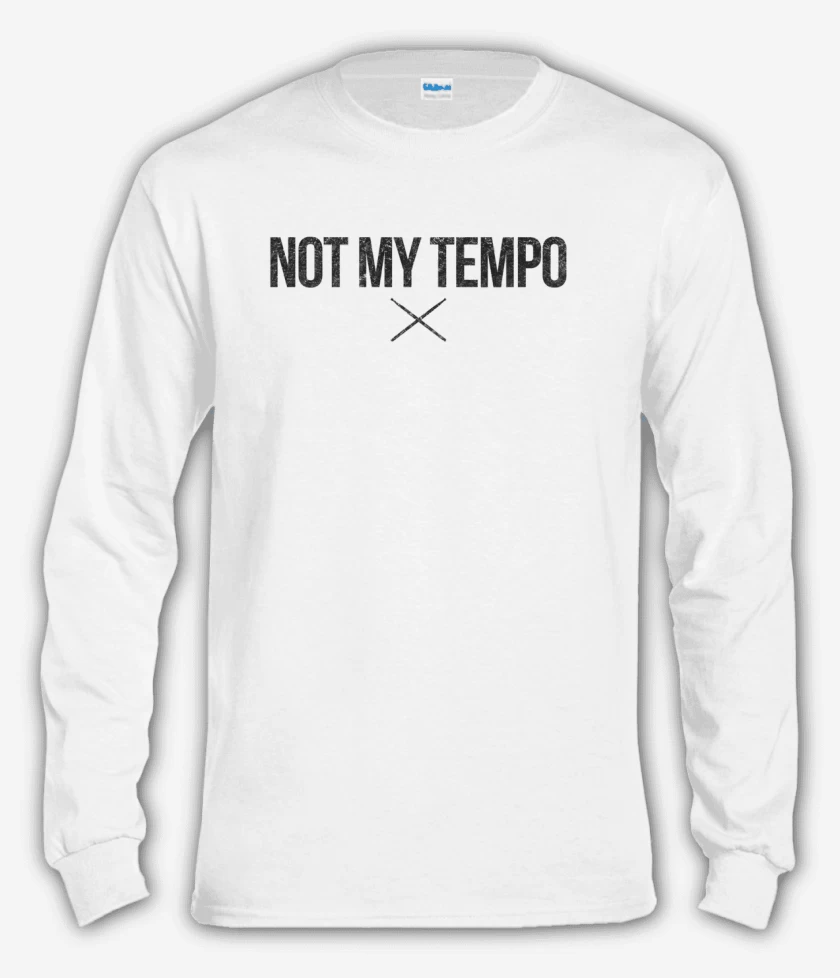 Polera manga larga Blanco de NOT MY TEMPO