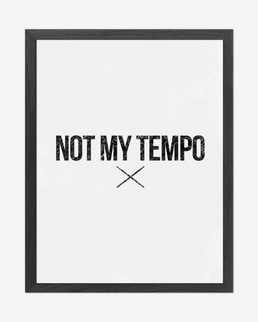 Cuadro decorativo Blanco de NOT MY TEMPO