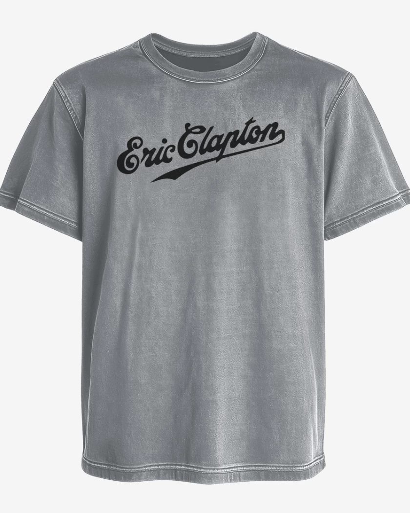 Polera desgastada Gris Melange de Eric Clapton