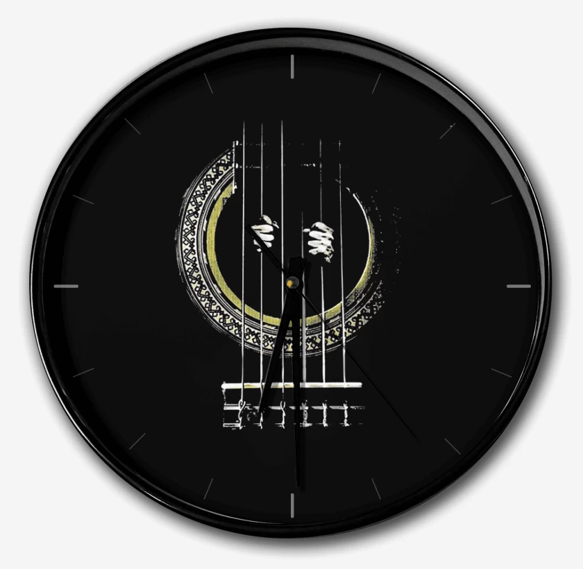 Reloj Negro de Guitarra Prision
