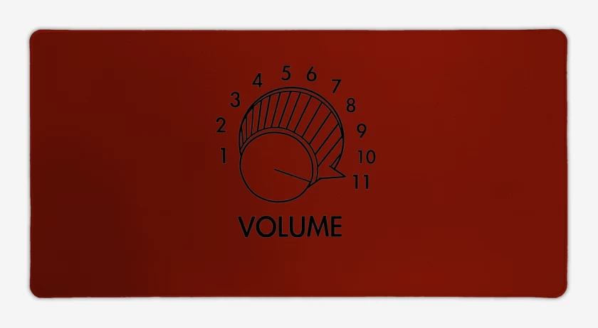Mouse pad Gamer Rojo de MAX VOLUME