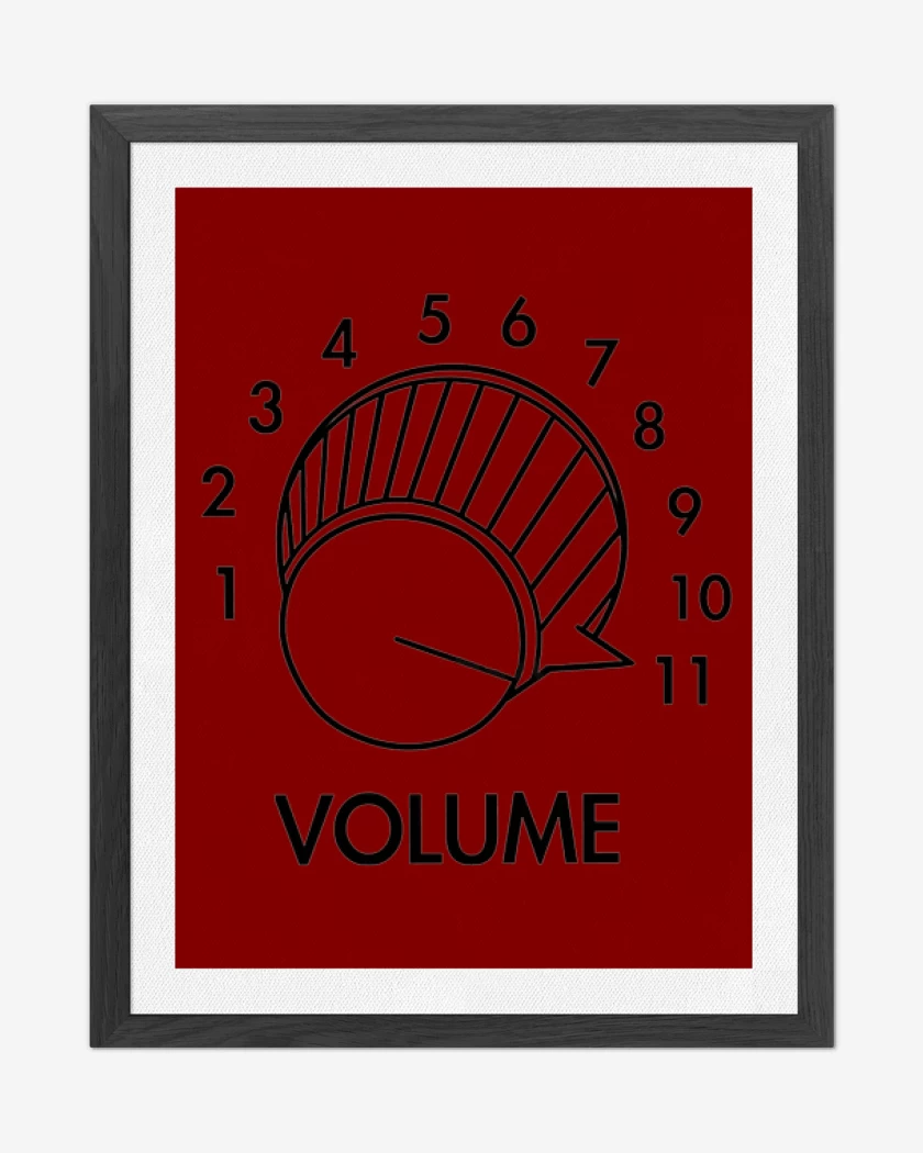 Cuadro decorativo Rojo de MAX VOLUME