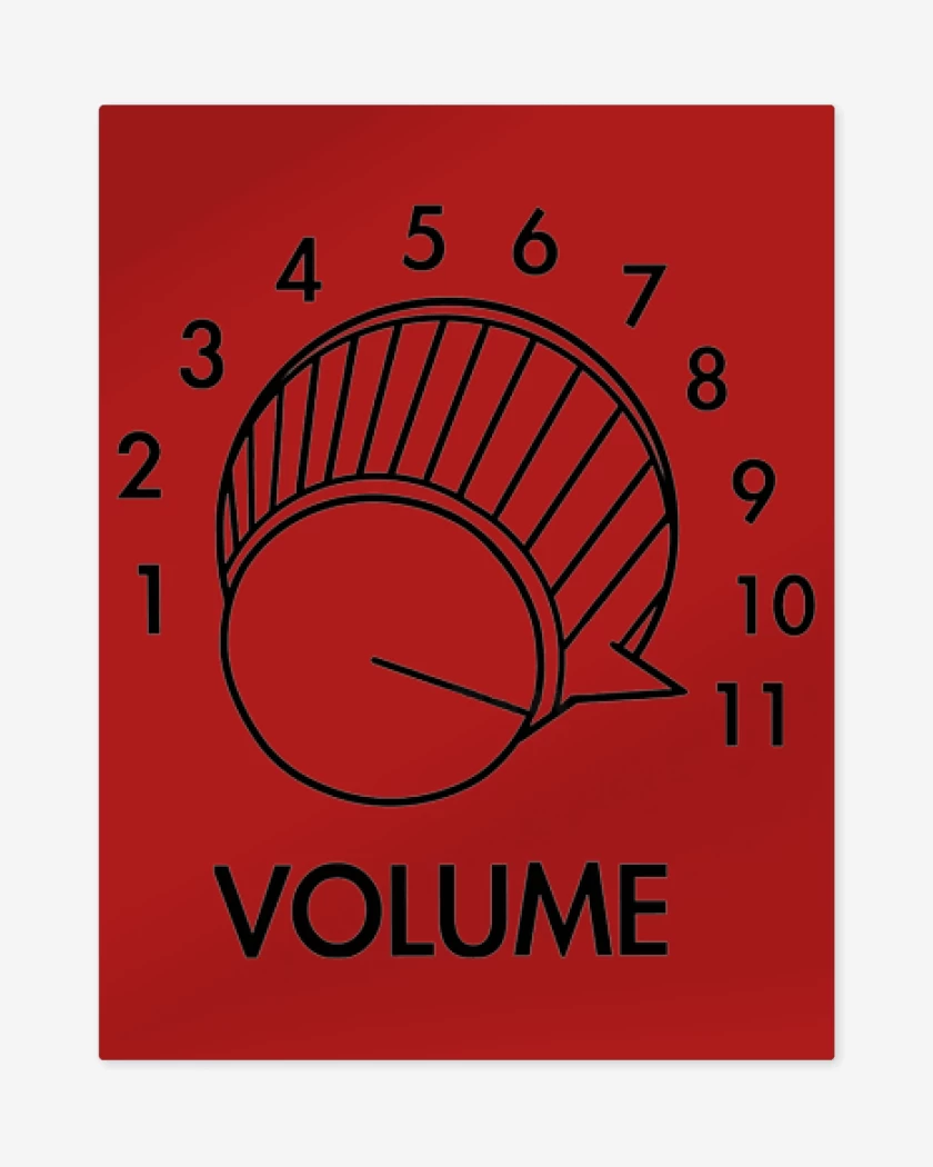 Print metalico Rojo de MAX VOLUME