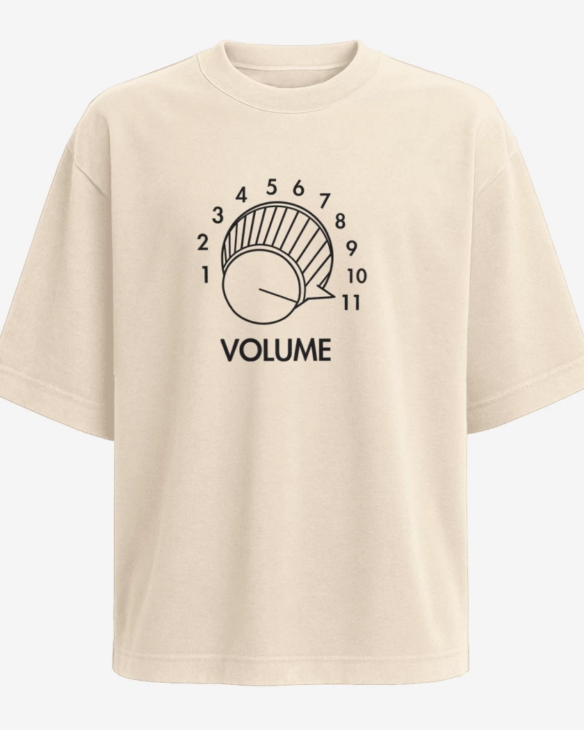 Polera Oversize Beige de MAX VOLUME