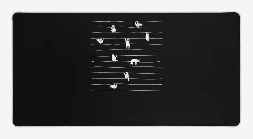 Mouse pad Gamer Negro de Oso Perez 