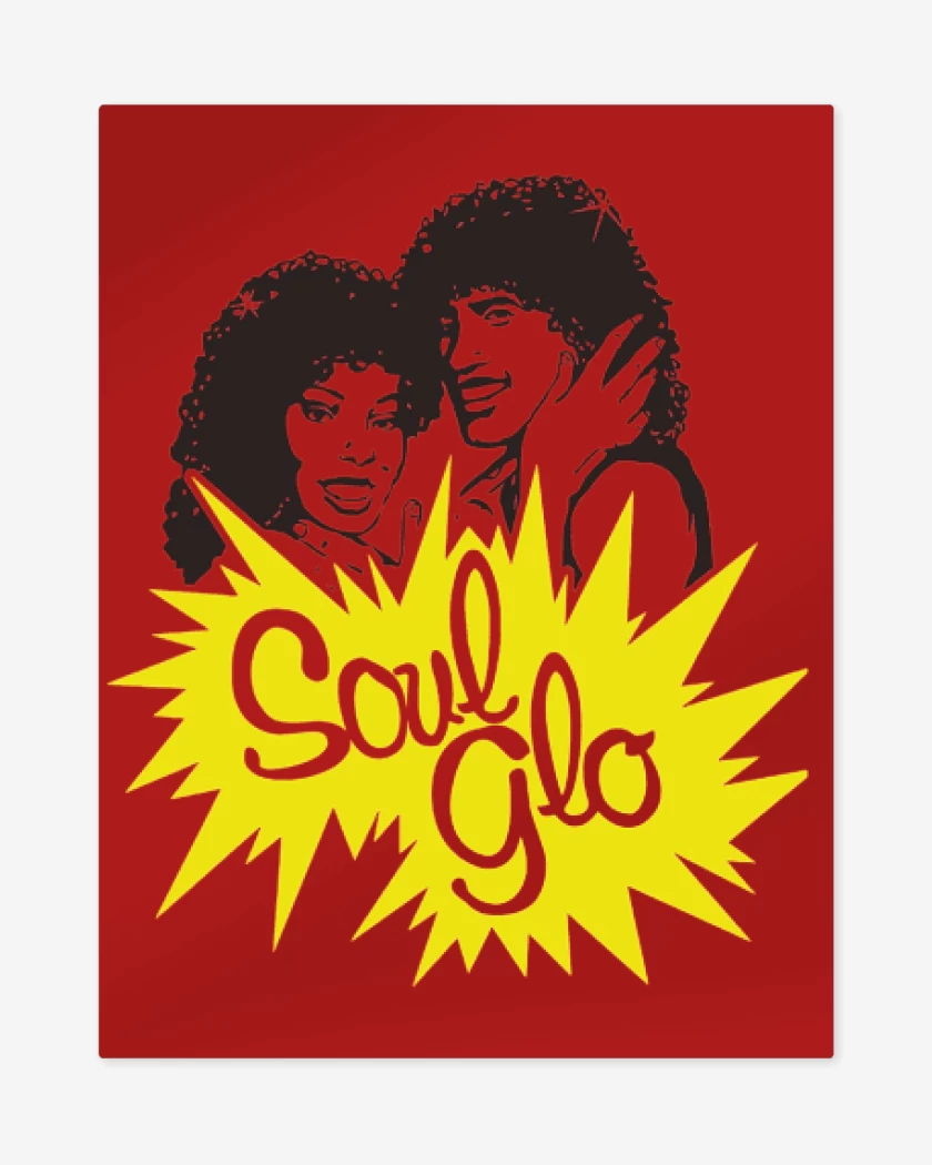 Print metalico Rojo de Soul Glo 