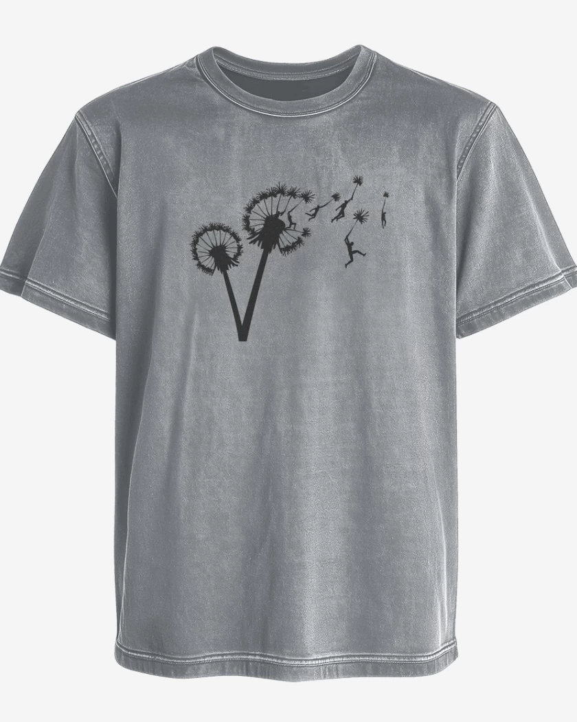 Polera desgastada Gris Melange de Sopla