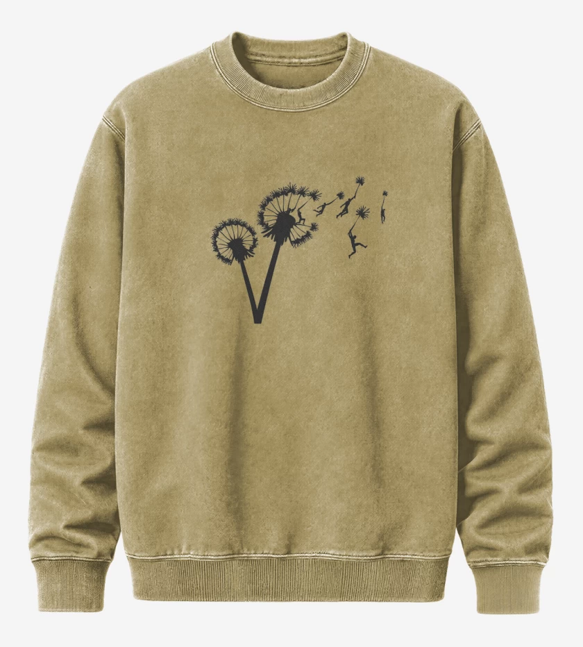 Poleron Polo Acid Wash Beige de Sopla