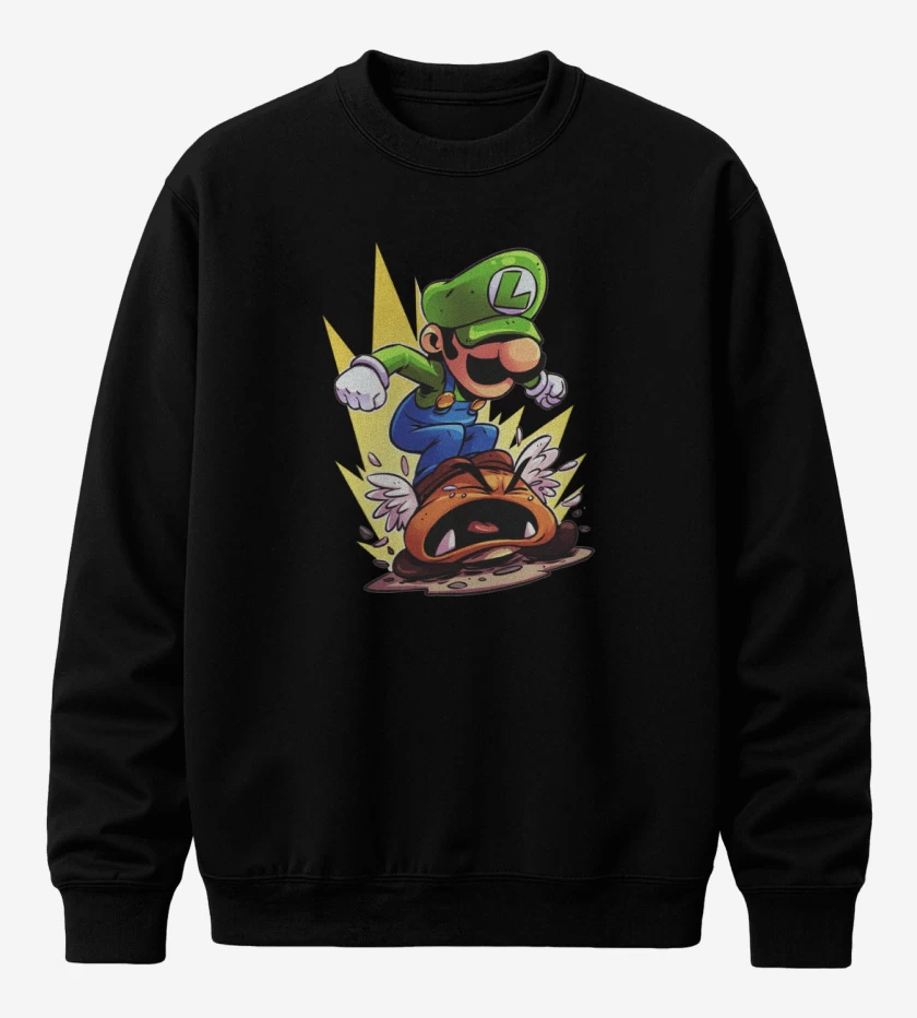 Poleron polo Negro de Luigi destroyer