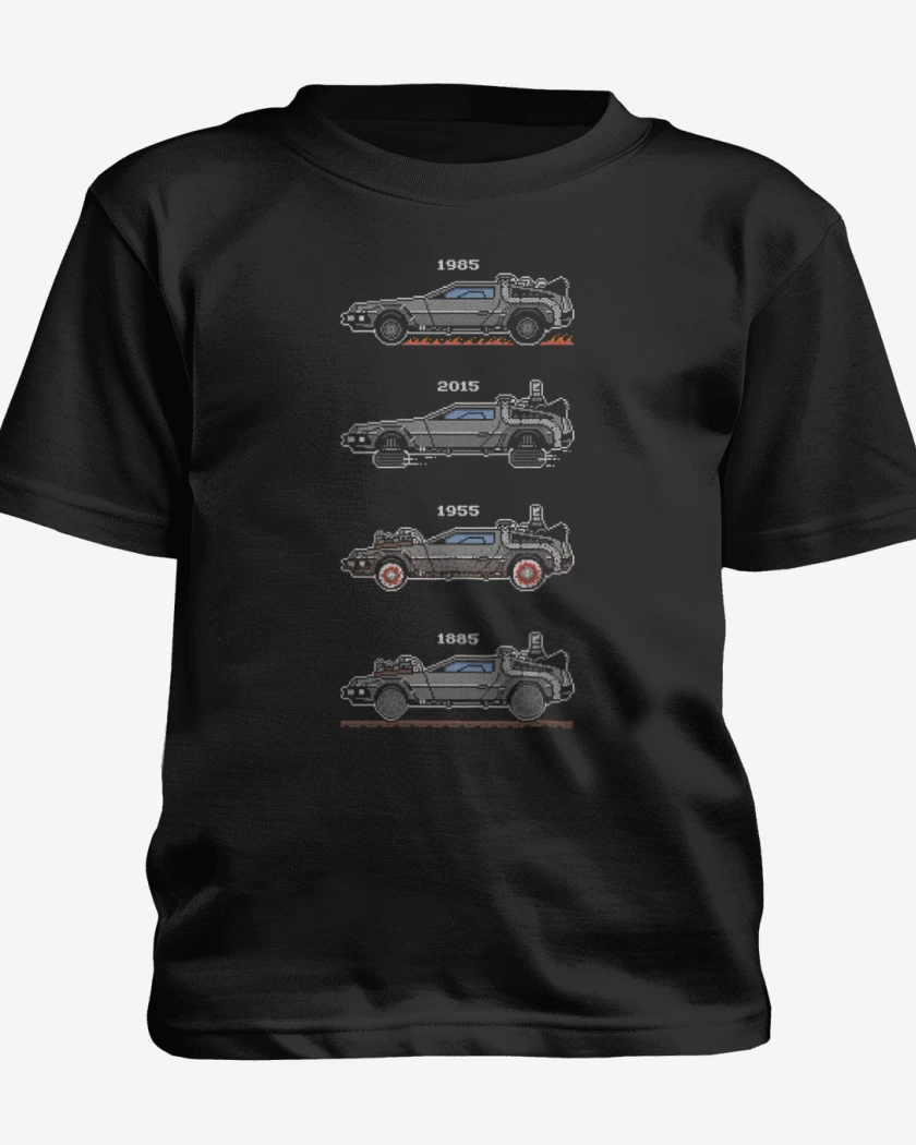 Polera de niño Negro de deloreans
