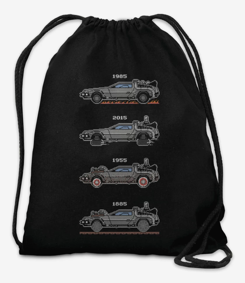 Mochila Negro de deloreans