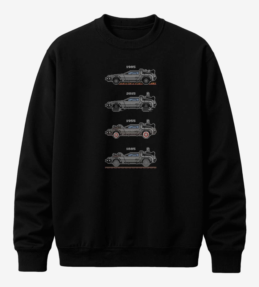 Poleron polo Negro de deloreans