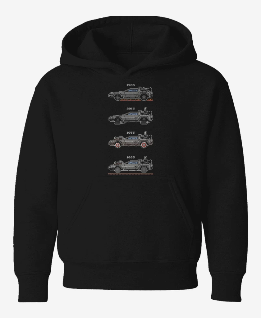 Poleron de niño Negro de deloreans