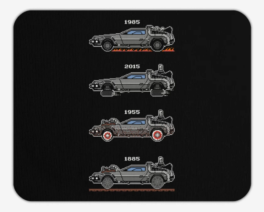 Mousepad deloreans