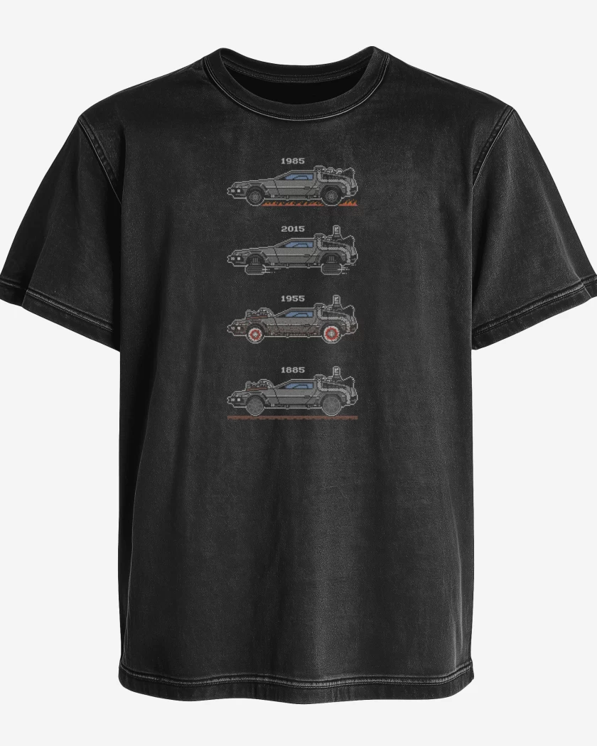 Polera desgastada deloreans