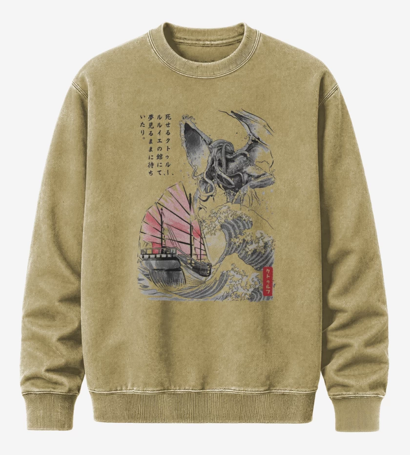 Poleron Polo Acid Wash Beige de godhulhu