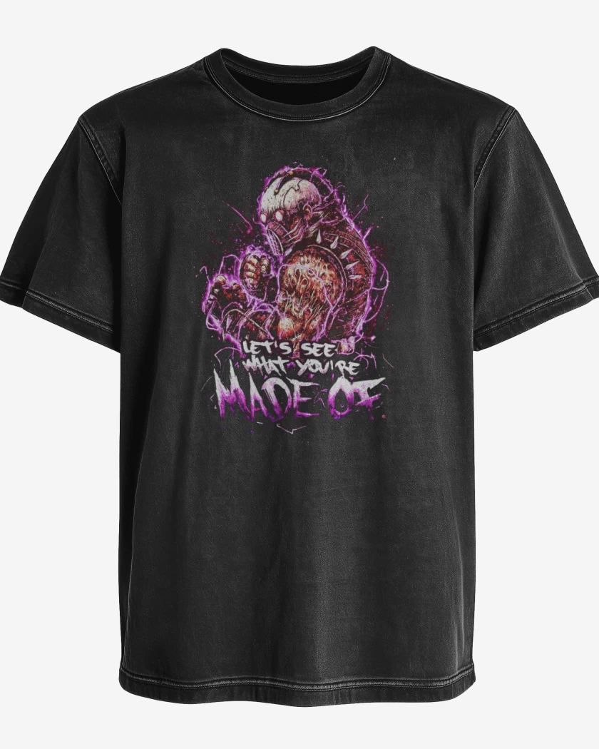 Polera desgastada Negro de Kabal
