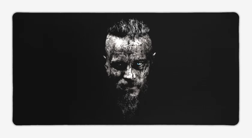Mouse pad Gamer Negro de Ragnar frontal
