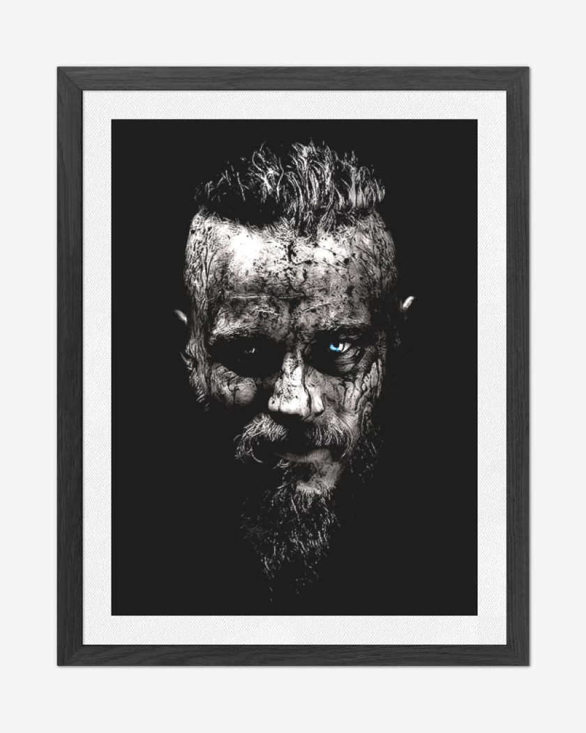 Cuadro decorativo Negro de Ragnar frontal