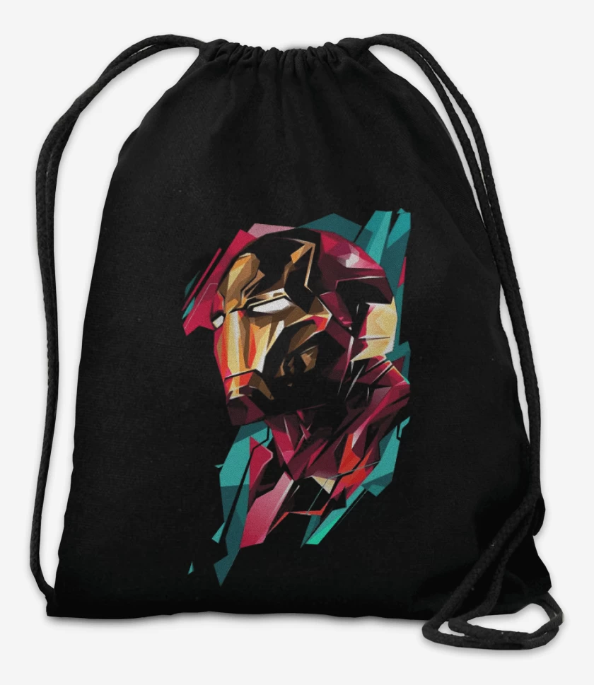 Mochila Negro de Hierro man de perfil