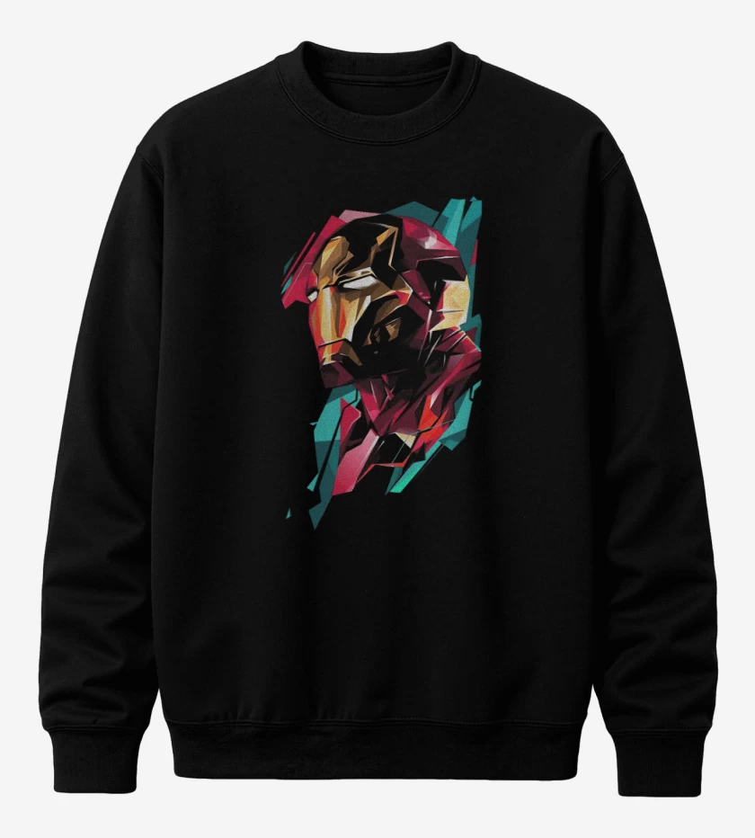 Poleron polo Negro de Hierro man de perfil