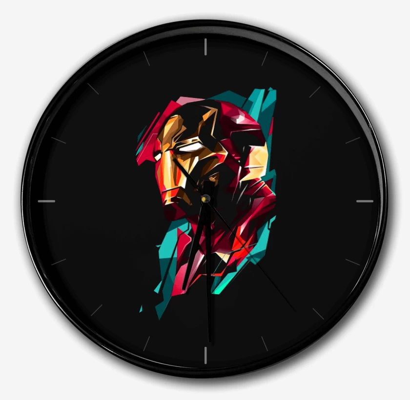 Reloj Negro de Hierro man de perfil