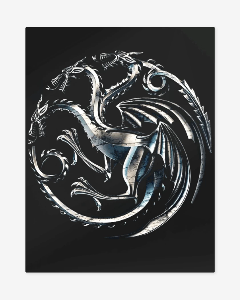 Print metalico Dragon metalico