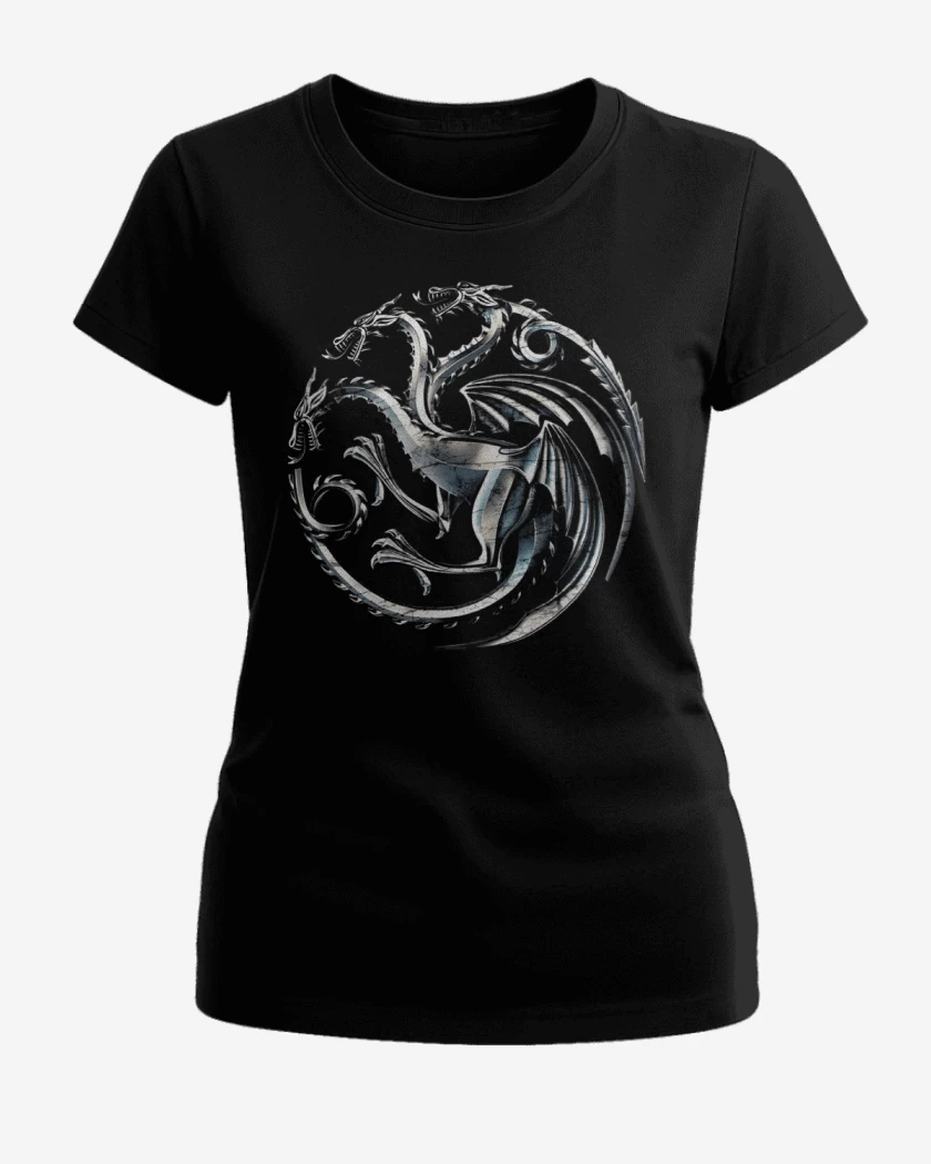 Polera de Mujer Dragon metalico
