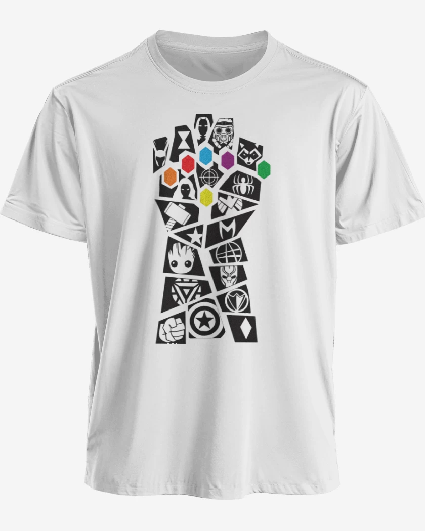 Polera premium Blanco de Guantelete