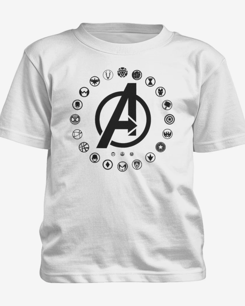 Polera de niño Blanco de Vengadores 2