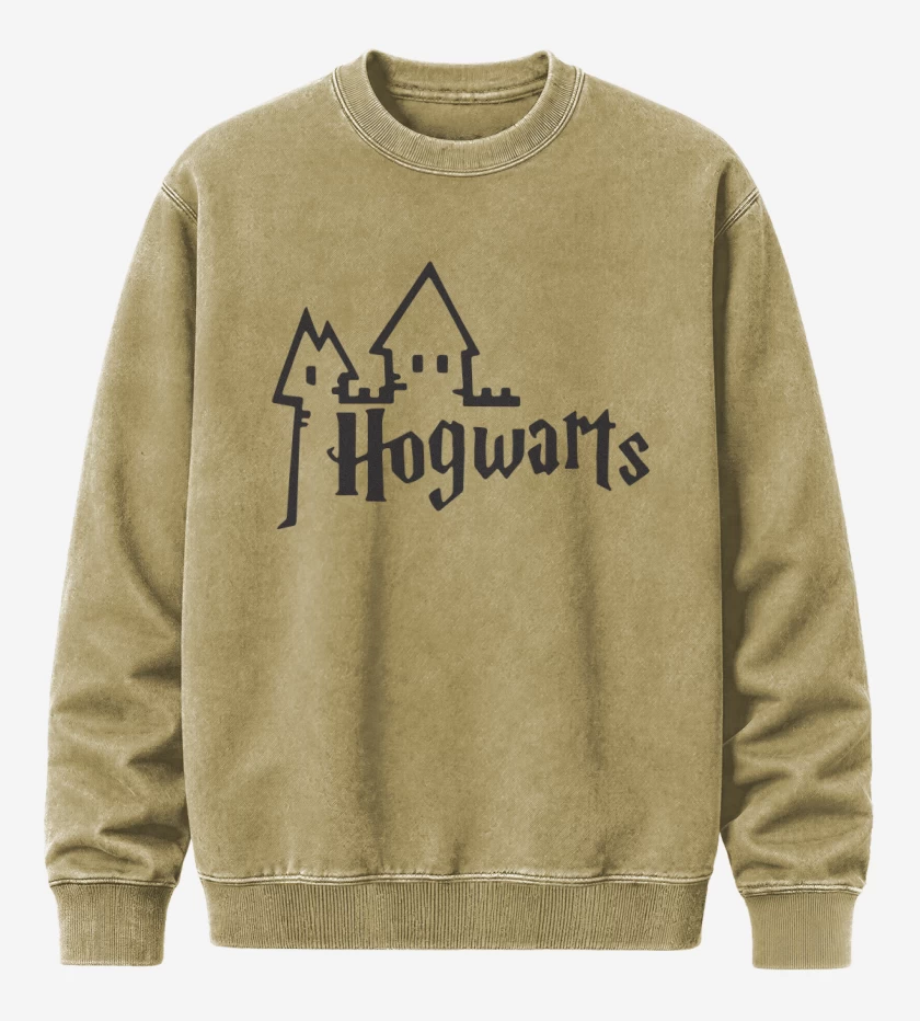 Poleron Polo Acid Wash Beige de Hogwarts
